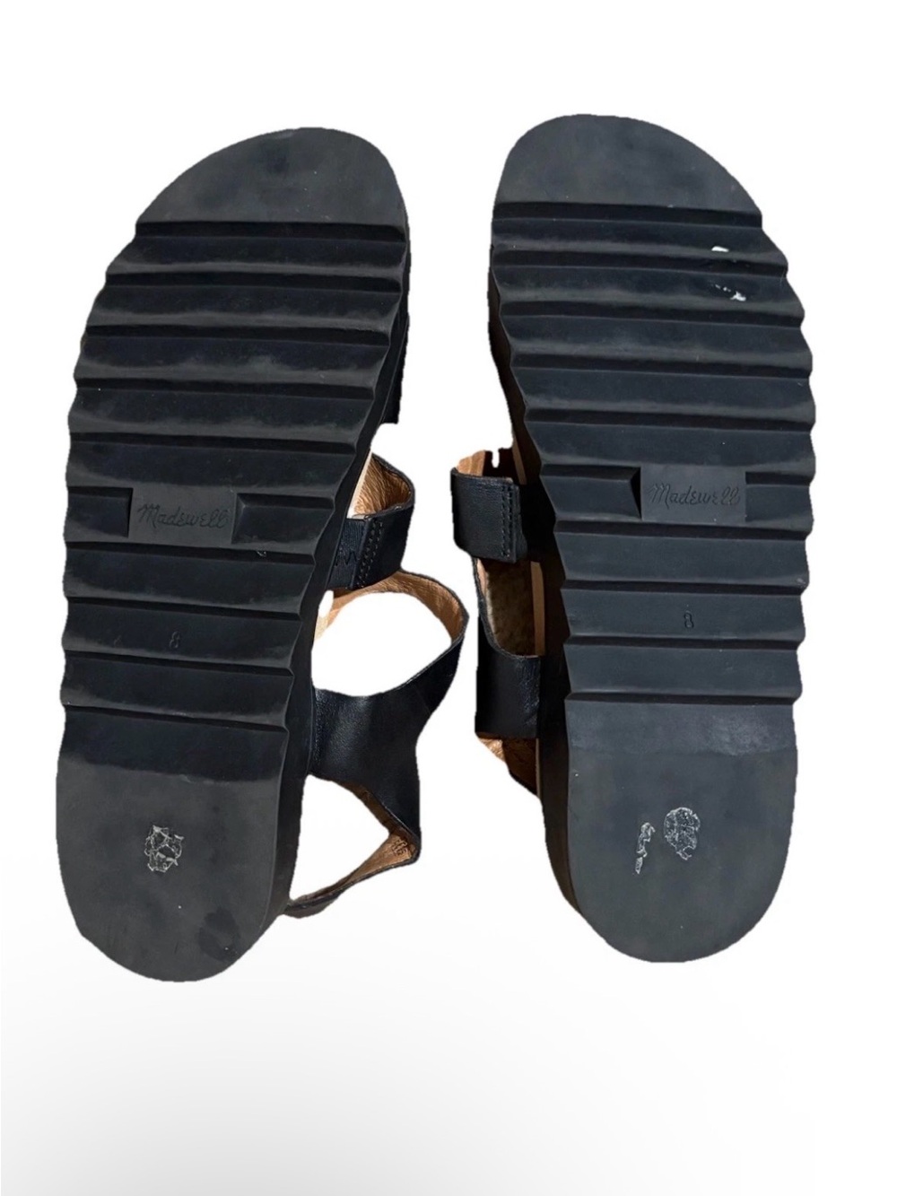 Madewell Addie Strappy Black Sandals Size 8 - Picture 7 of 7
